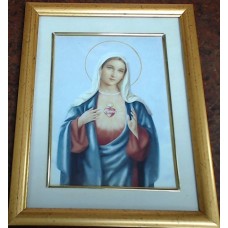 Immaculate Heart framed print 8x101/2